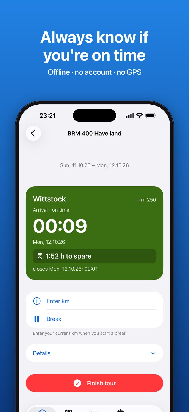 Start: next checkpoint with arrival time and buffer